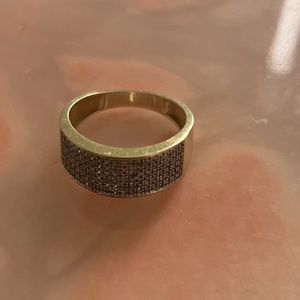 10k diamond ring